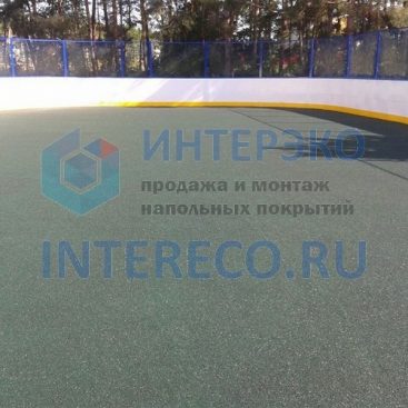 Установка хоккейной коробки ПНД, г. Старый Оскол